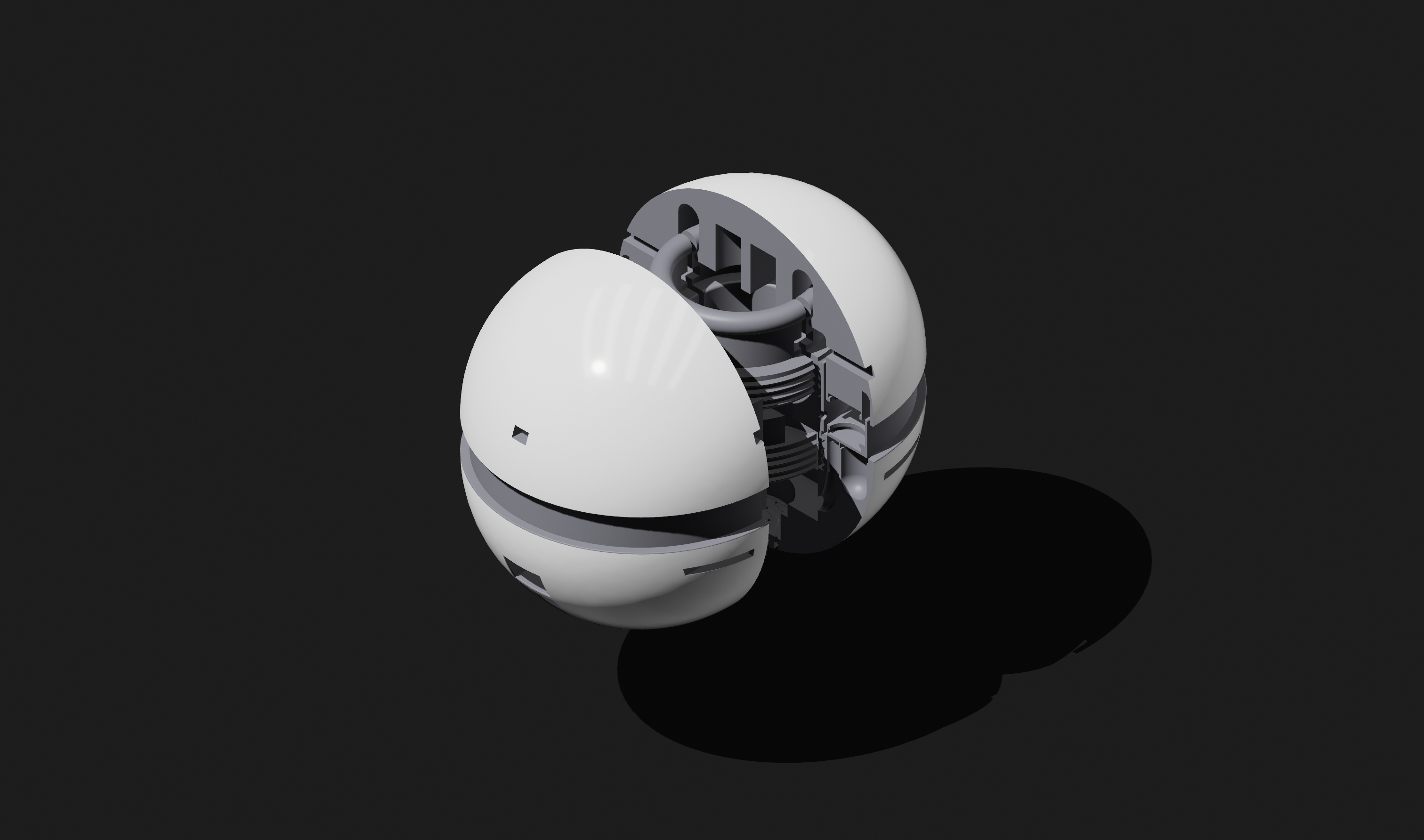 Split ball render